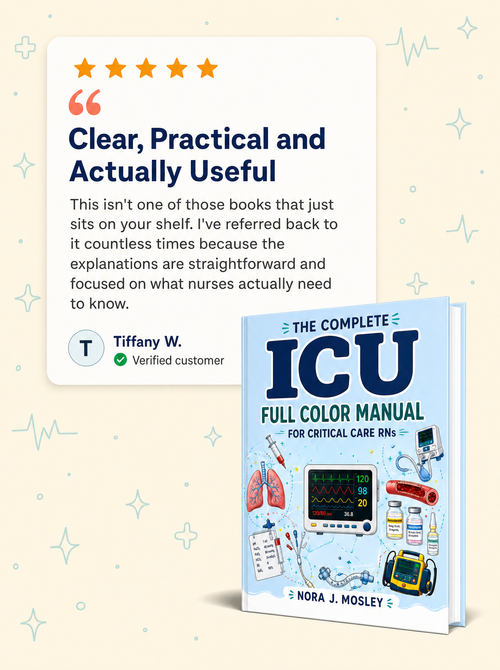 The Complete ICU Full Color Manual for Critical Care RNs